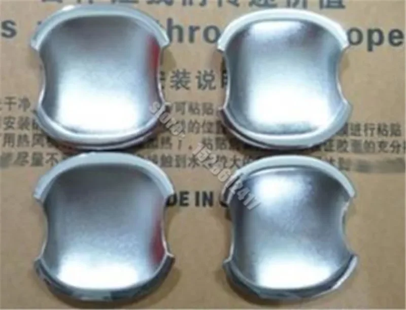 

Стайлинг автомобиля ABS хромированная дверная ручка чаша отделка дверная ручка защитная накладка накладка для Hyundai Santa Fe/IX45 2006-2012