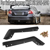New Rear Bumper Splitter Lip Spat Valance Lip Splitters Protection For Subaru Impreza WRX Sti 2015 2016 2017 2018