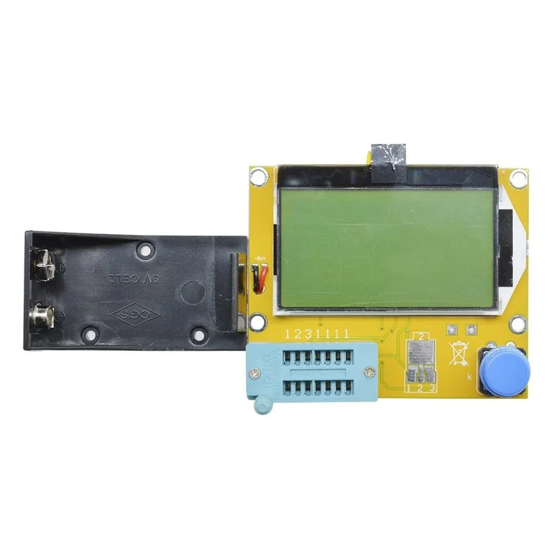 

LCR-T4 Digital Transistor Tester Resistor Capacitor Tester Diode Inductance Multimeter with Test Hook