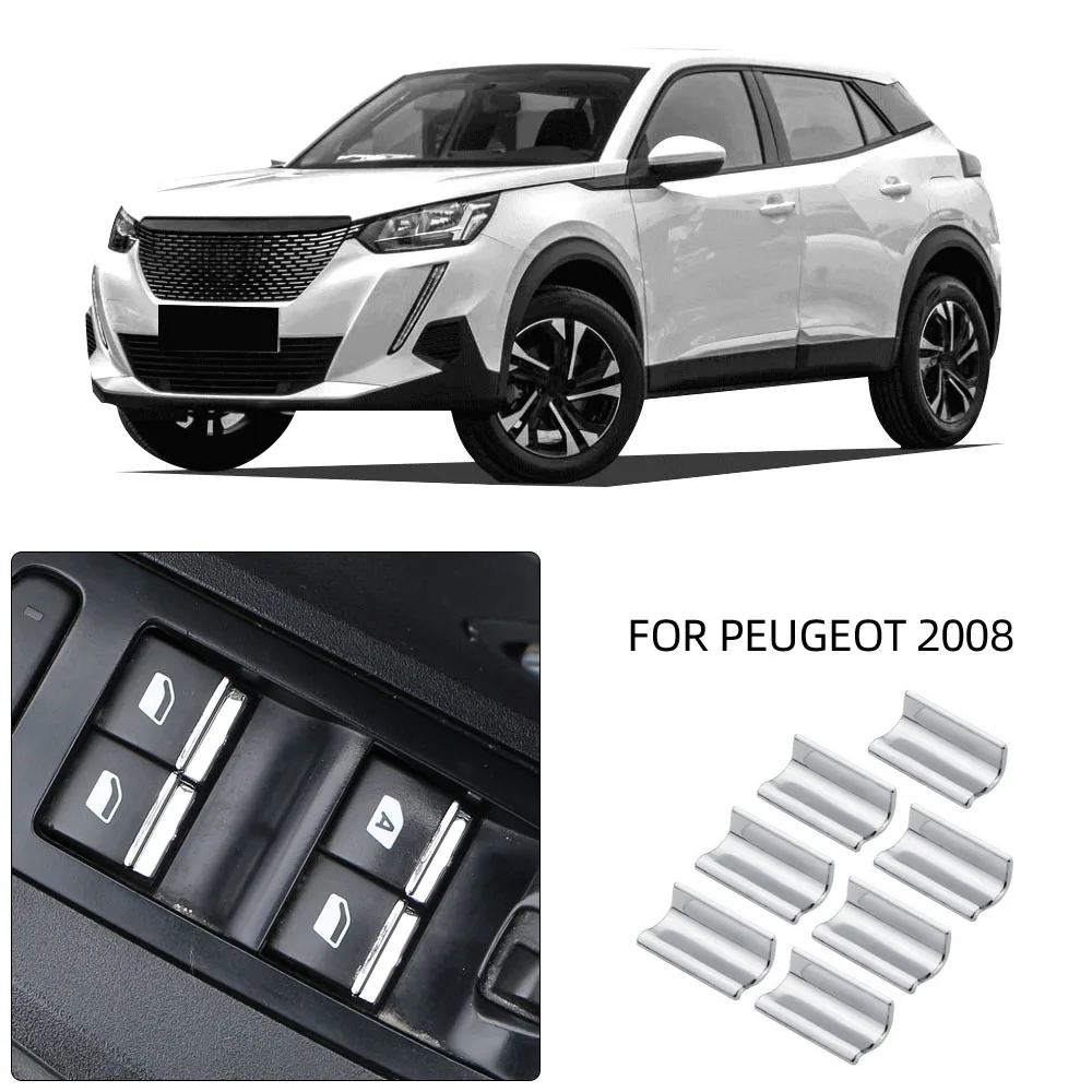

Peugeot 208 301 508 307 407 607 408 2008 3008 5008 Citroen C4 C5 Наклейка На Переключатель Подъема Окна С Блестками Аксессуар...