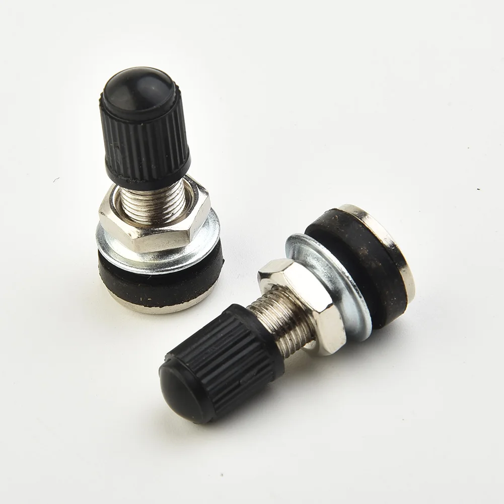 

2PCS Tyre Valve 32mm Motorcycle Scooter Bike Quad Tubeless Mountain Tyre Valve Dustcap General Wheels Accessories