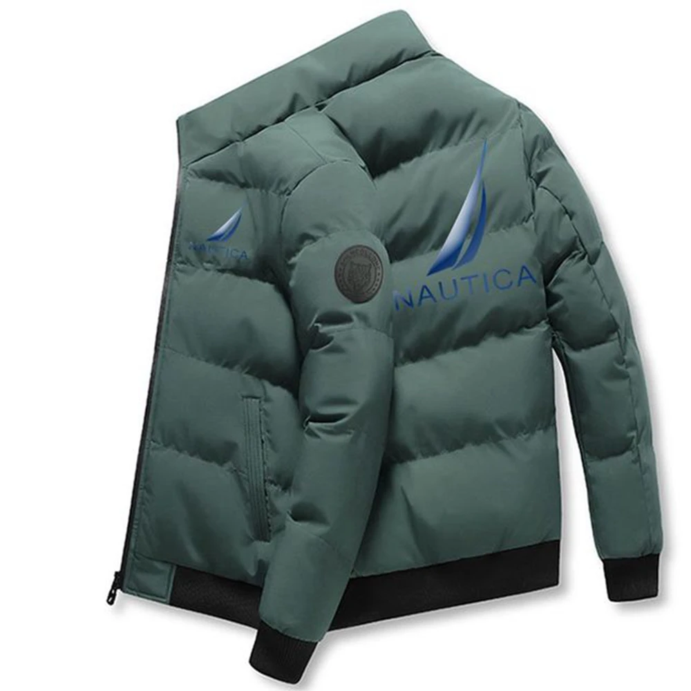 

Winter men's zippered jacket NAUTICA warm men's jacket surfing windproof casual men's jacket windproof and cold resistant Fas