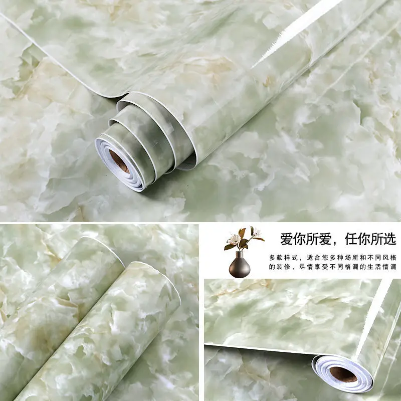 

Contact Paper For Kitchen Cabinet DIY Marble Waterproof Self-adhesive Peel And Stick Wallpapers Improved Home Decor Wall Sticker