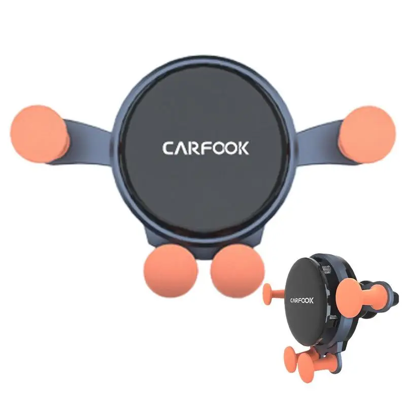 

Vent Phone Holder Vent Clip Cell Phone Holder Vent Clip Hands-Free 3-Sided Arm Clip Phone Holder Compatible With Smartphone