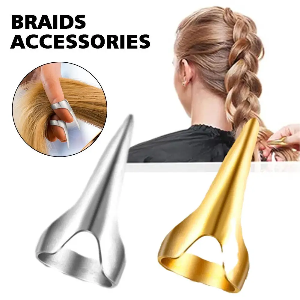 

10pcs Hair Parting Tool Metal Parting Hair Sectioning Curling Extension Braiding Weaving Styling Hair Braid Accessory O8C2