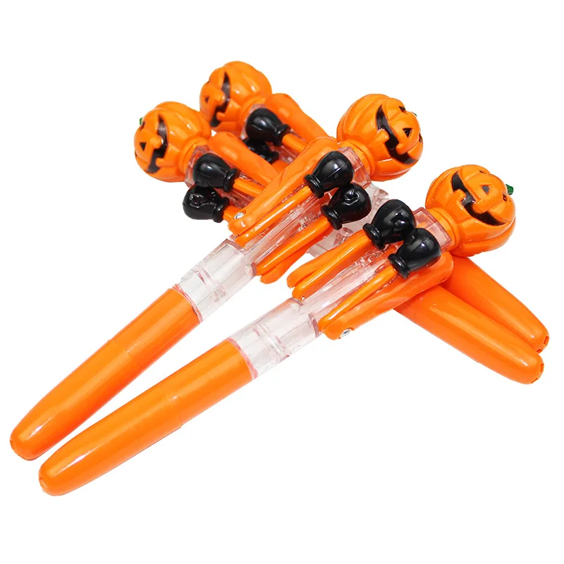 

1 Pcs Halloween Pumpkin Skull Ghost Stationery Pen Kpop Theme Cosplay Prop Cartoon Ballpoint Pen School Writing Gifts