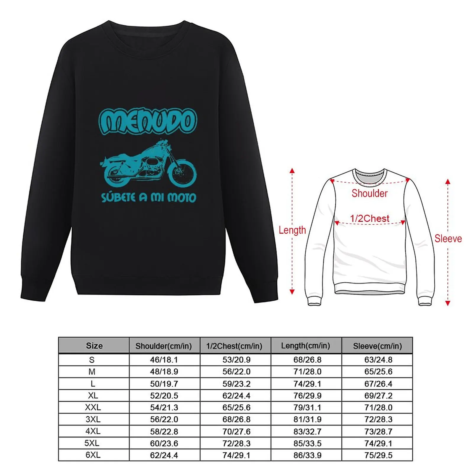 Menudo Subete A Mi Moto T-ShirtSúbete a mi Синий пуловер с капюшоном мужская одежда толстовка для