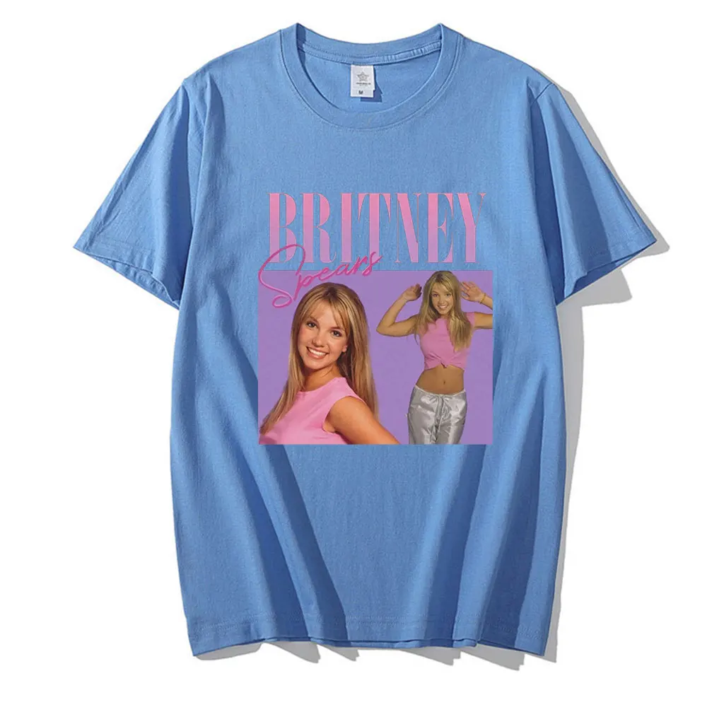 Футболка Britney Spears с красивым фото для женщин хипстерская хлопковая Повседневная