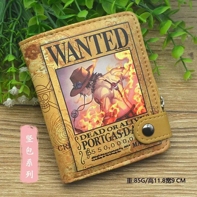 

Новинка цельный модный кошелек с аниме-фигурками Luffy Ace Мультяшные кошельки Чоппер Кошельки для монет сумка Повседневная карта подарок на день рождения игрушка