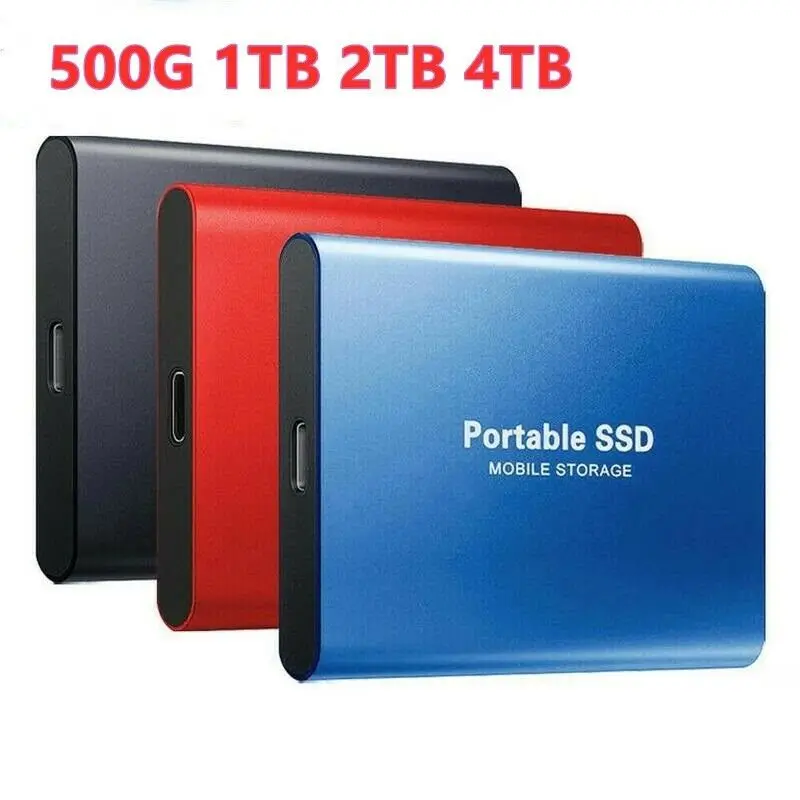 

100% Новые Оригинальные Портативные внешние жесткие диски USB 3,1 4 ТБ SSD твердотельные диски для ПК ноутбука компьютера устройство хранения