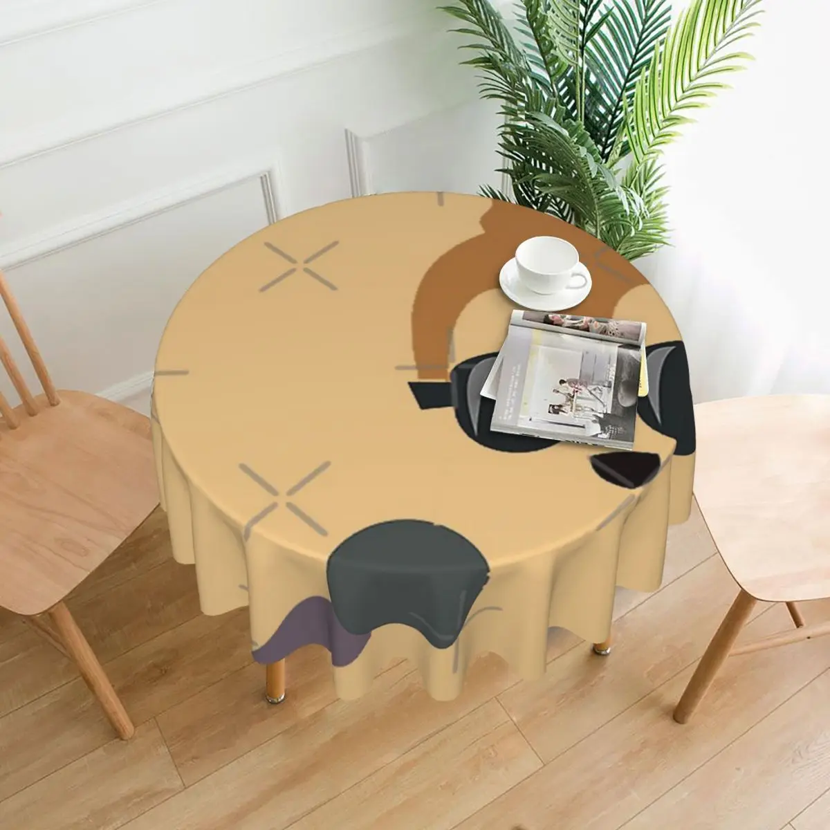 

Водонепроницаемая скатерть для дома и улицы, диаметр 60 дюймов, 152 см