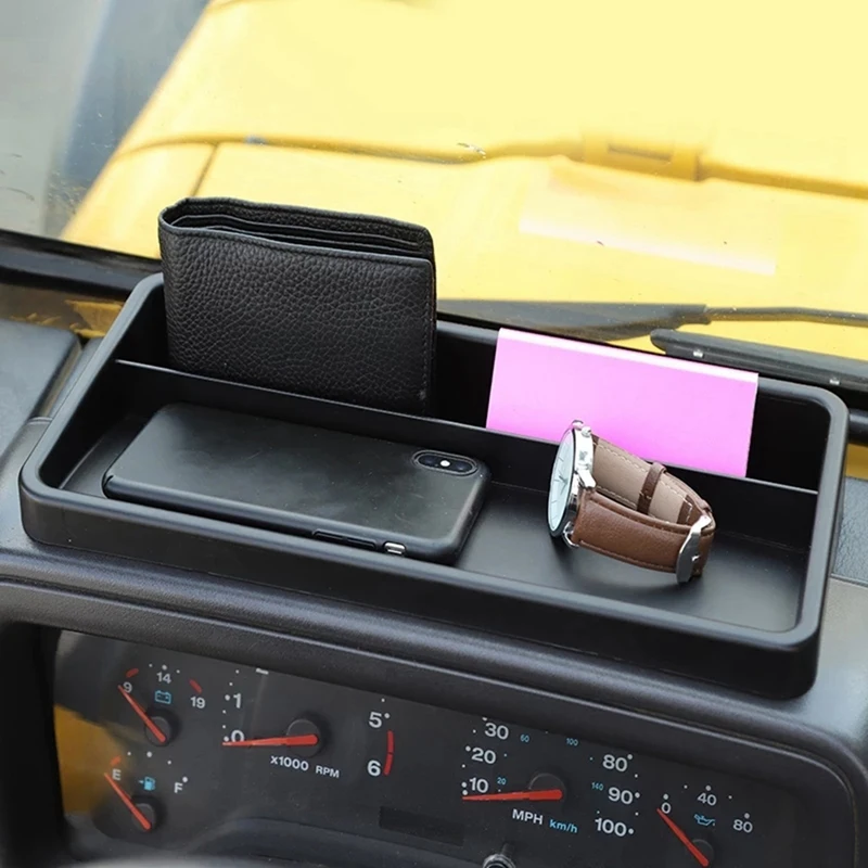 2 шт. коробка для хранения приборной панели автомобиля Jeep Wrangler TJ 1997-2006