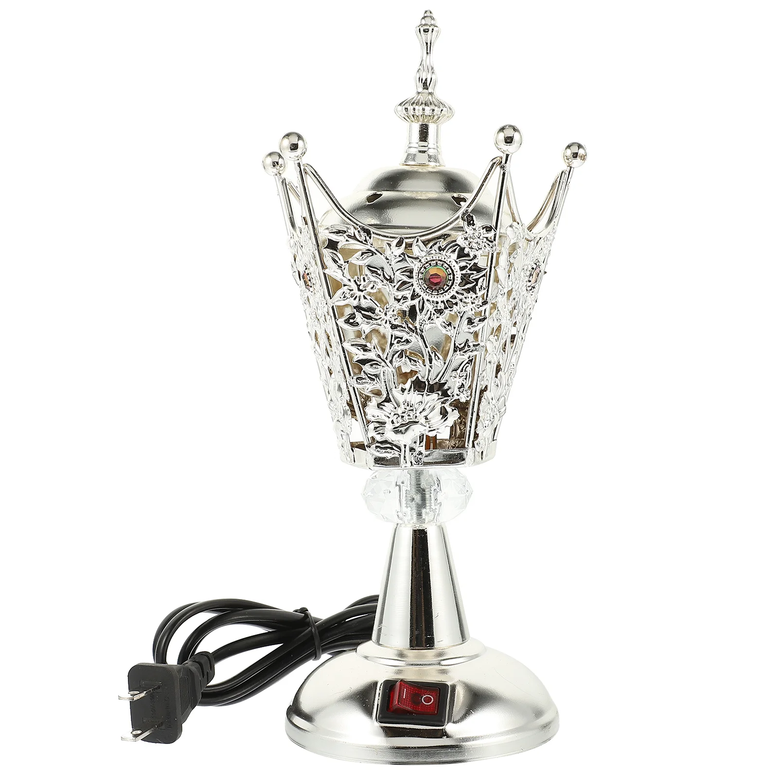 

Electric Metal Arabian Burner Desktop Censer Burner Home Decoration Vintage Aroma Burner