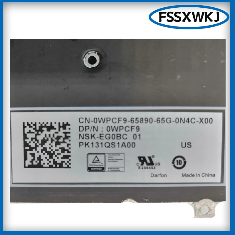 (98% Новинка) Клавиатура для ноутбука DELL XPS 13 9365 P71G 0WPCF9 PK131QS1A00 английская черная с