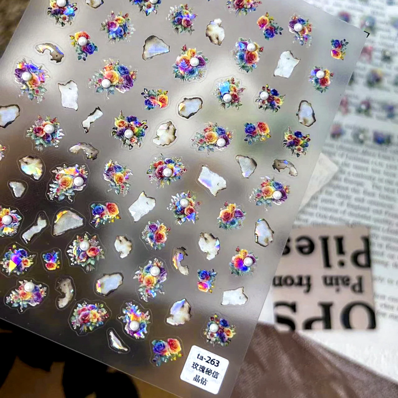 Самоклеящаяся лента-бант для дизайна ногтей