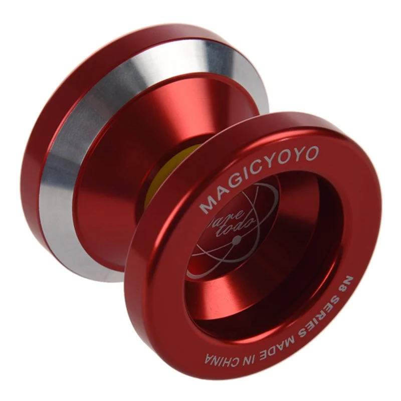 

MAGICYOYO N8 Супер Профессиональный YoYo + веревка + Бесплатный мешок + Бесплатные Перчатки (красный)