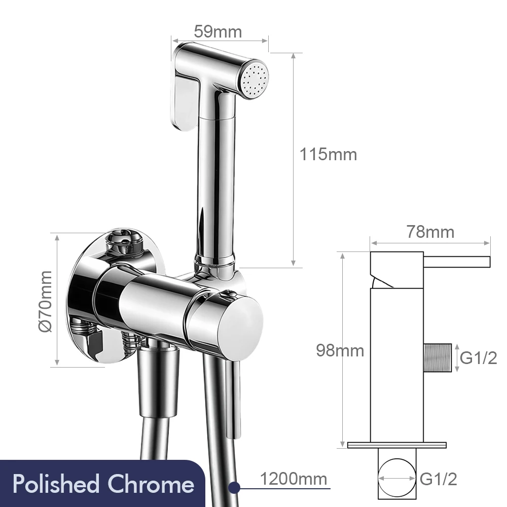 

Матовый черный смеситель для биде Bagnolux
