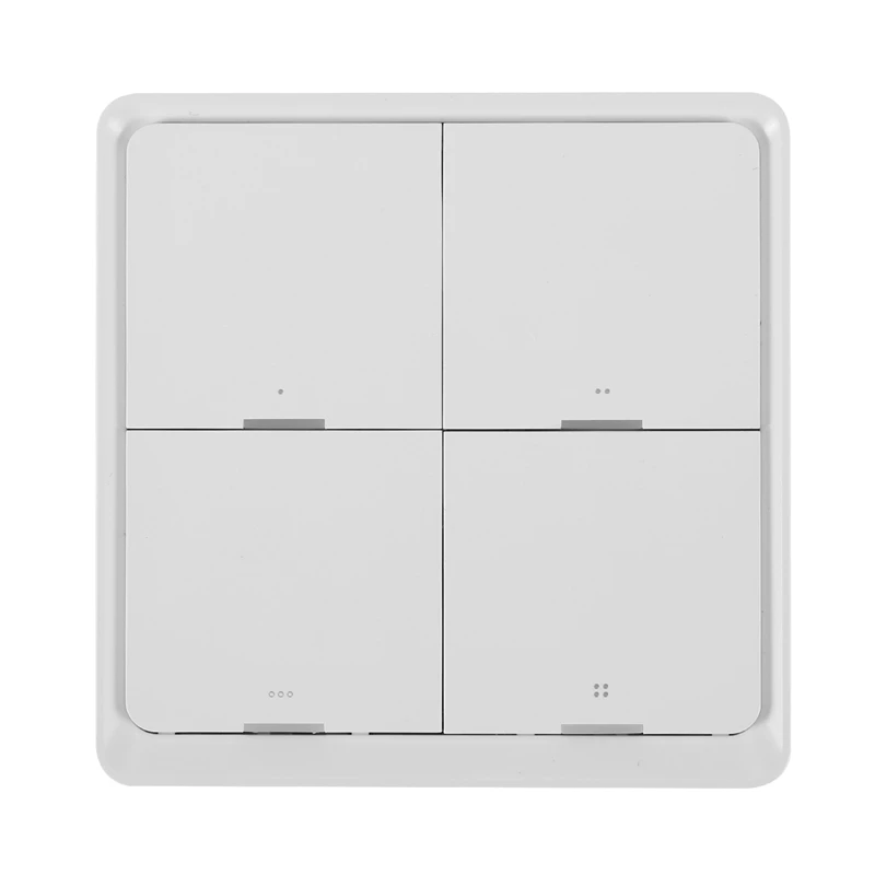 

4 шт., кнопочный переключатель Zigbee Gateway, с управлением через приложение