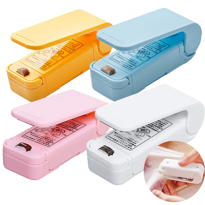 

Mini Heat Bag Sealing Machine Magnetic Package Sealer Bags Thermal Plastic Food Bag Portable Sealer Packing Kitchen Accessories