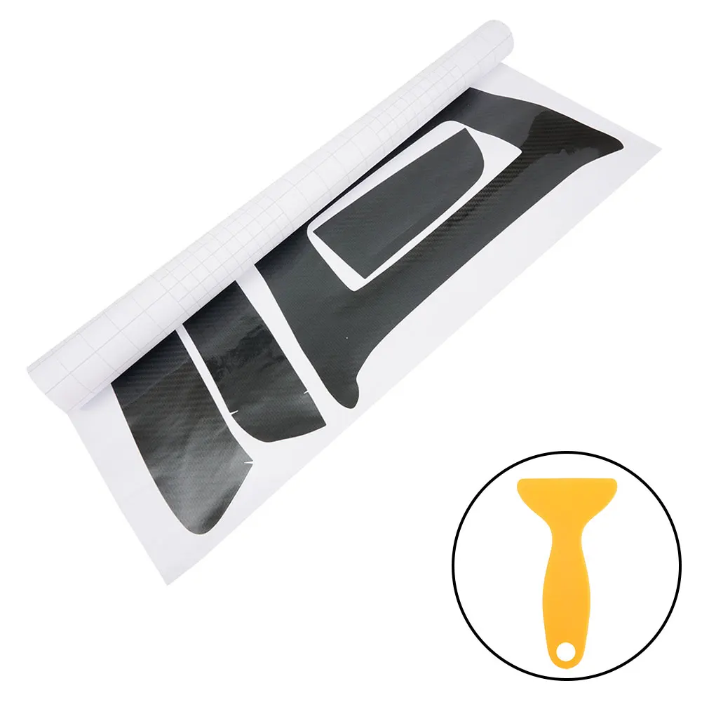 

For BMW 3-Series 2005-2012 E90 Car Interior Accessories Carbon Fiber Stickers Central Control Gear Shift Panel Trim Cover