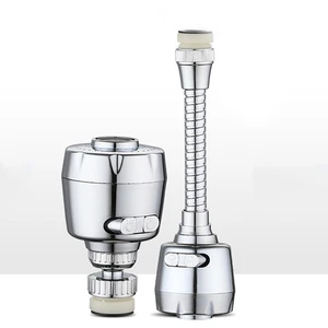 Kitchen Extender Pressurized Shower Electroplating Kitchen Universal Hose Two-speed Filter Splash-proof Faucet