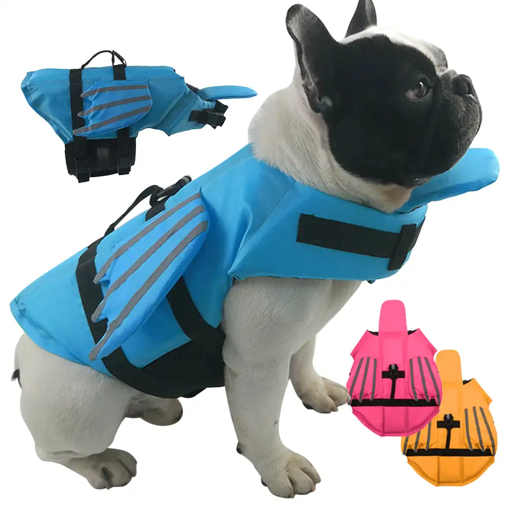 

Pet Dog Life Jacket Reflective Summer Pet Life Harness Vest Swim Suit Clothes Clothing for Small Medium Large Dogs XS-XXL