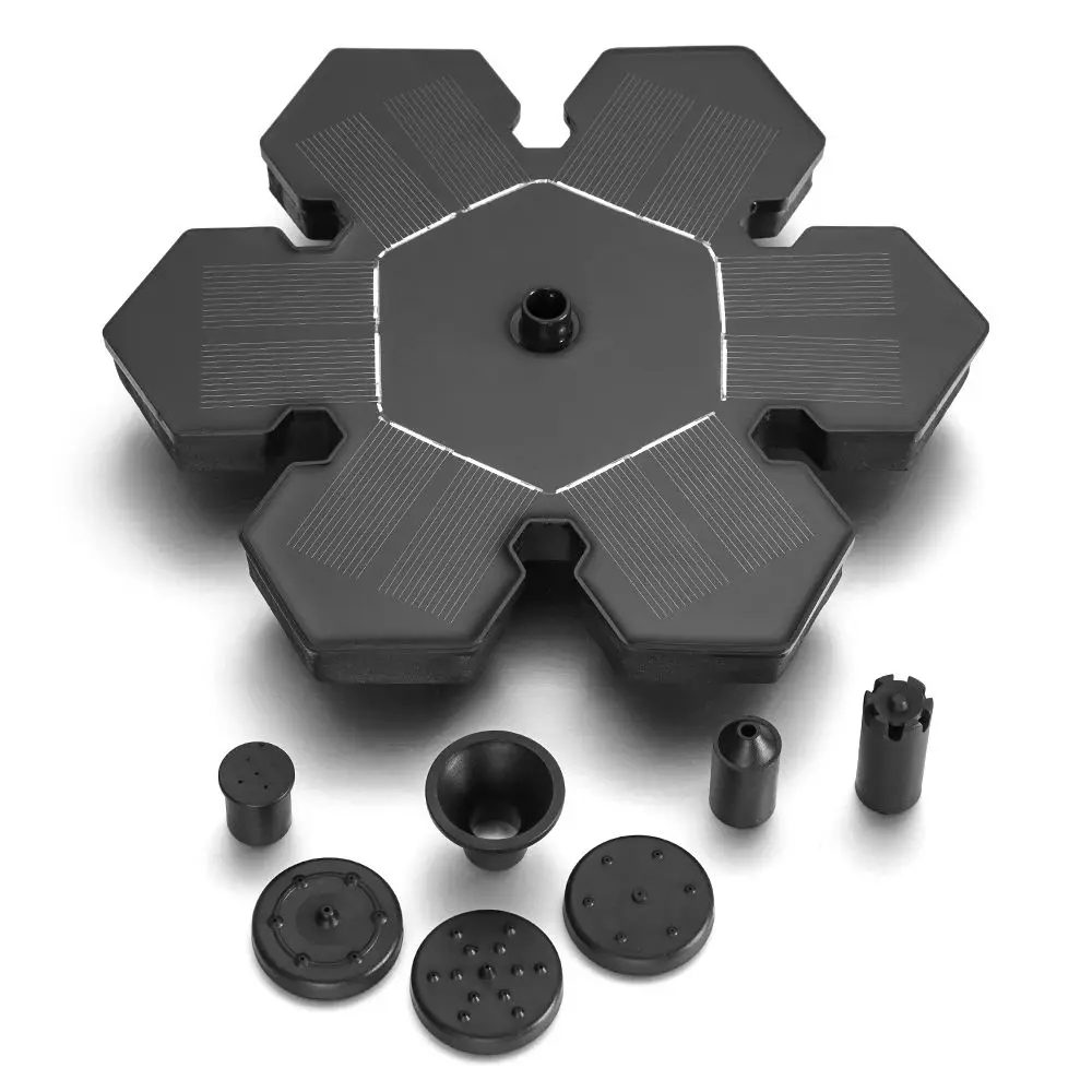 

Mini Solar Fountain Waterfall Floating Pool Pond Bird Bath Outdoor Courtyard Garden Pond Decoration