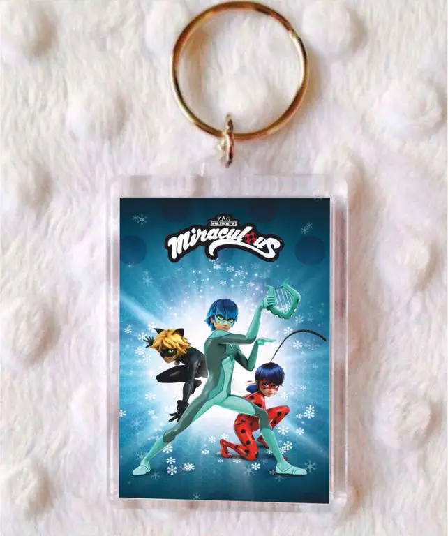 Key Ring Lady Bug and super-cat No. 14 | Канцтовары для офиса и дома