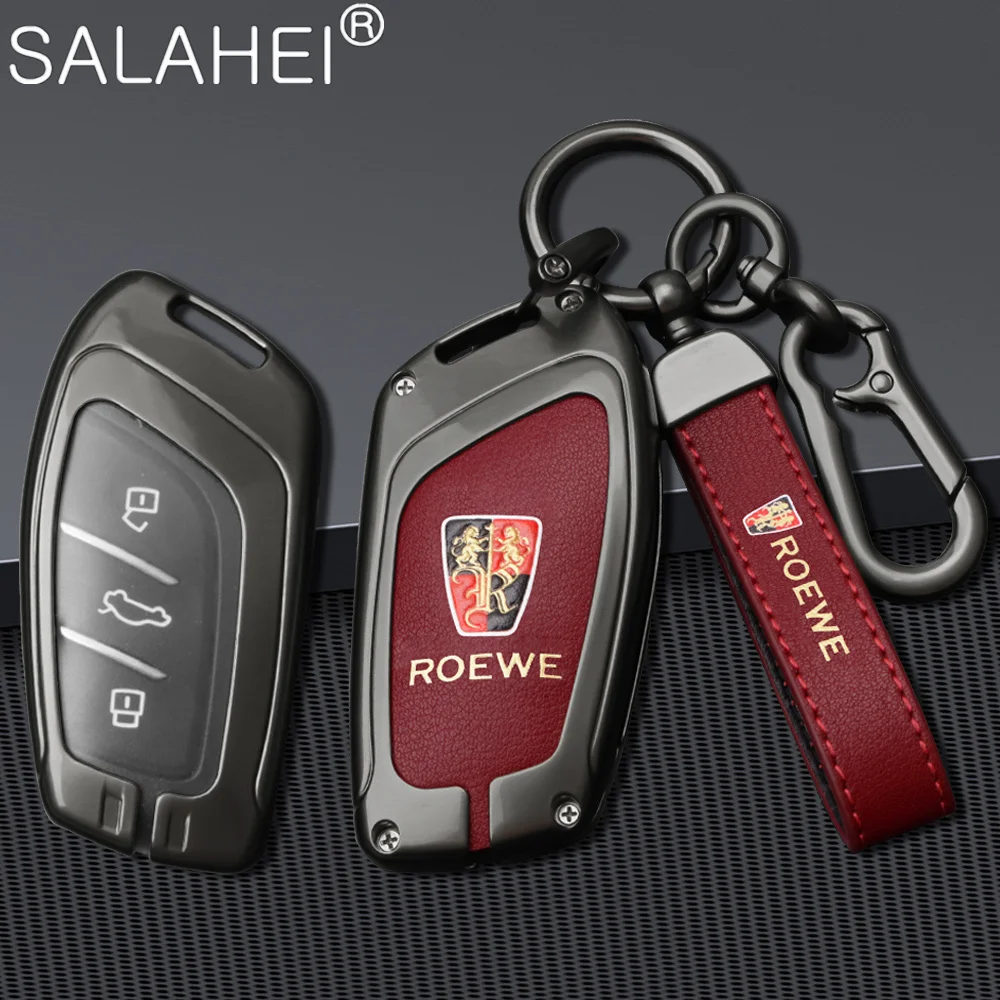 

Zinc Alloy Car Key Full Cover Case Shell Holder Protection Bag For Roewe RX5 I6 I5 RX3 RX8 ERX5 2017 2019 Auto Styling Accessory