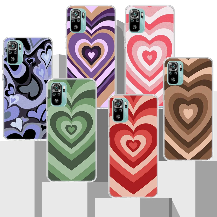 Модный мягкий силиконовый чехол для Xiaomi Redmi Note 10 10S 11 11S 11T 9 9S 8 8T 11E