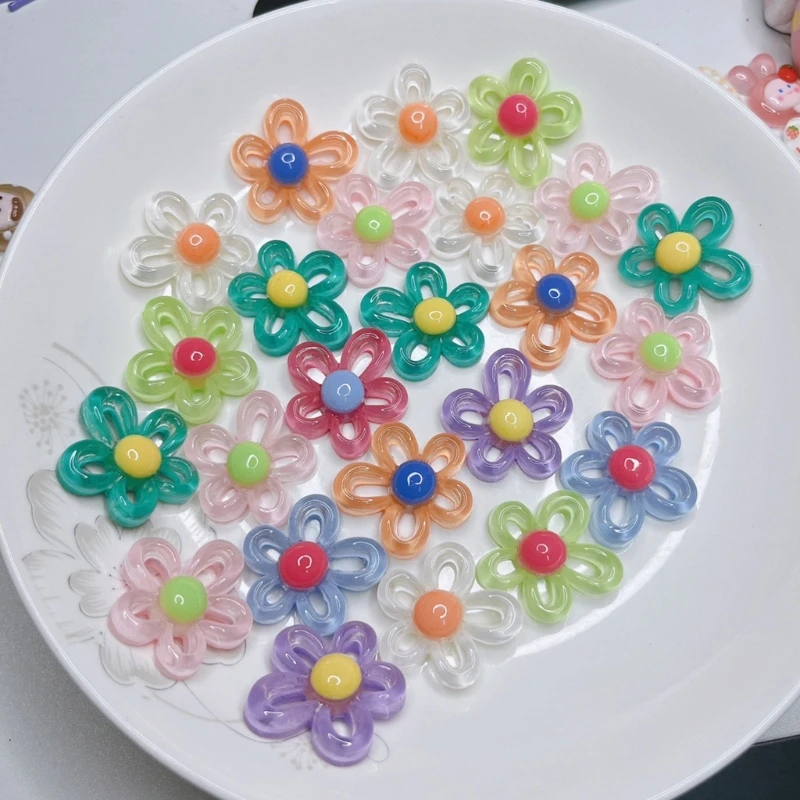 Красочные цветочные подвески ожерелье браслет серьги подвеска для изготовления