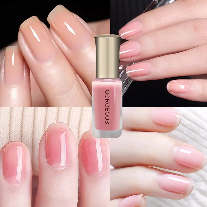 

NEW IN Nail Polish Candy Color Translucent Jelly Nail Polish Non-toxic Long Lasting Non-peelable Women Nail Gel Polish 12 Colo