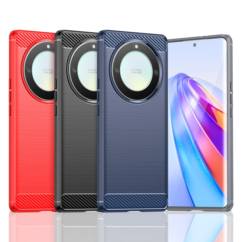 Противоударный чехол для Honor Magic 5 Lite задняя крышка мягкий силиконовый защитный