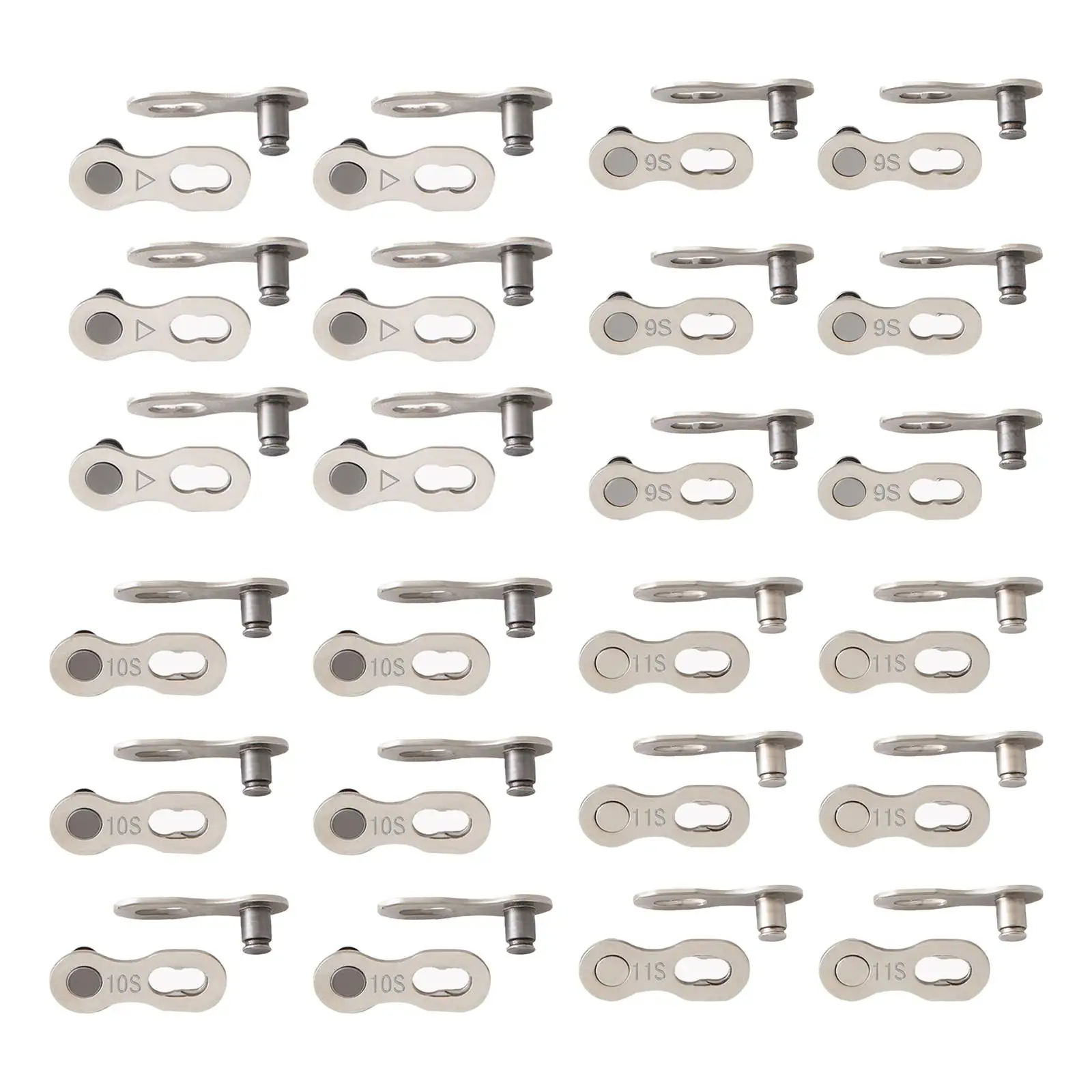 

Road Bike Chain Master Links Chain Connector Quick-Link Bicycle Chain Steel Quick Coupling Missing Link for 6 7 8/9/10/11 Speed