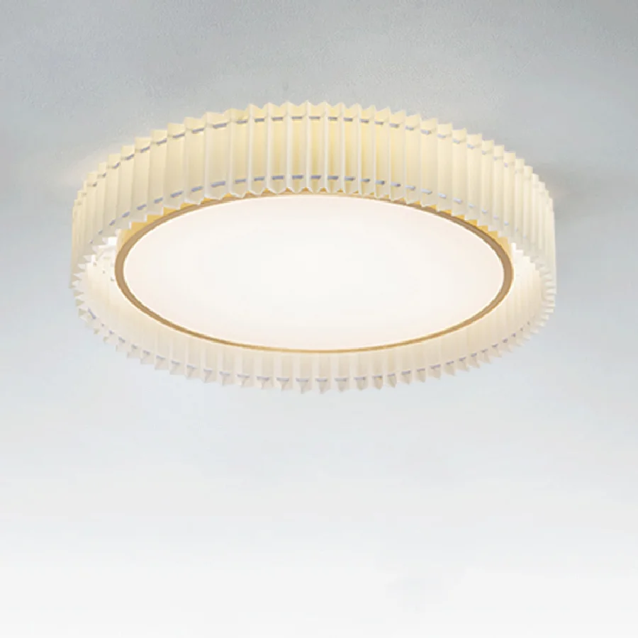 

All copper light luxury bedroom living room study room smart simple led ceiling lamp chandelier warm and romantic Nordic