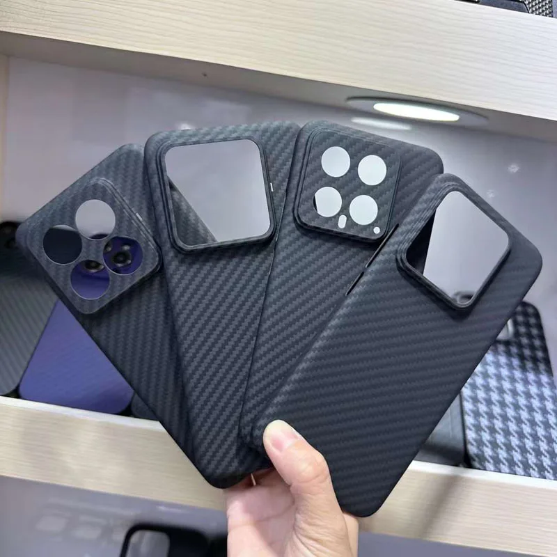 Фото Чехол для Xiaomi 14 Pro и Xiaomi14, арамидный противовзрывной защитный чехол из настоящего углеродного волокна для мобильного телефона, защитный чехол №2