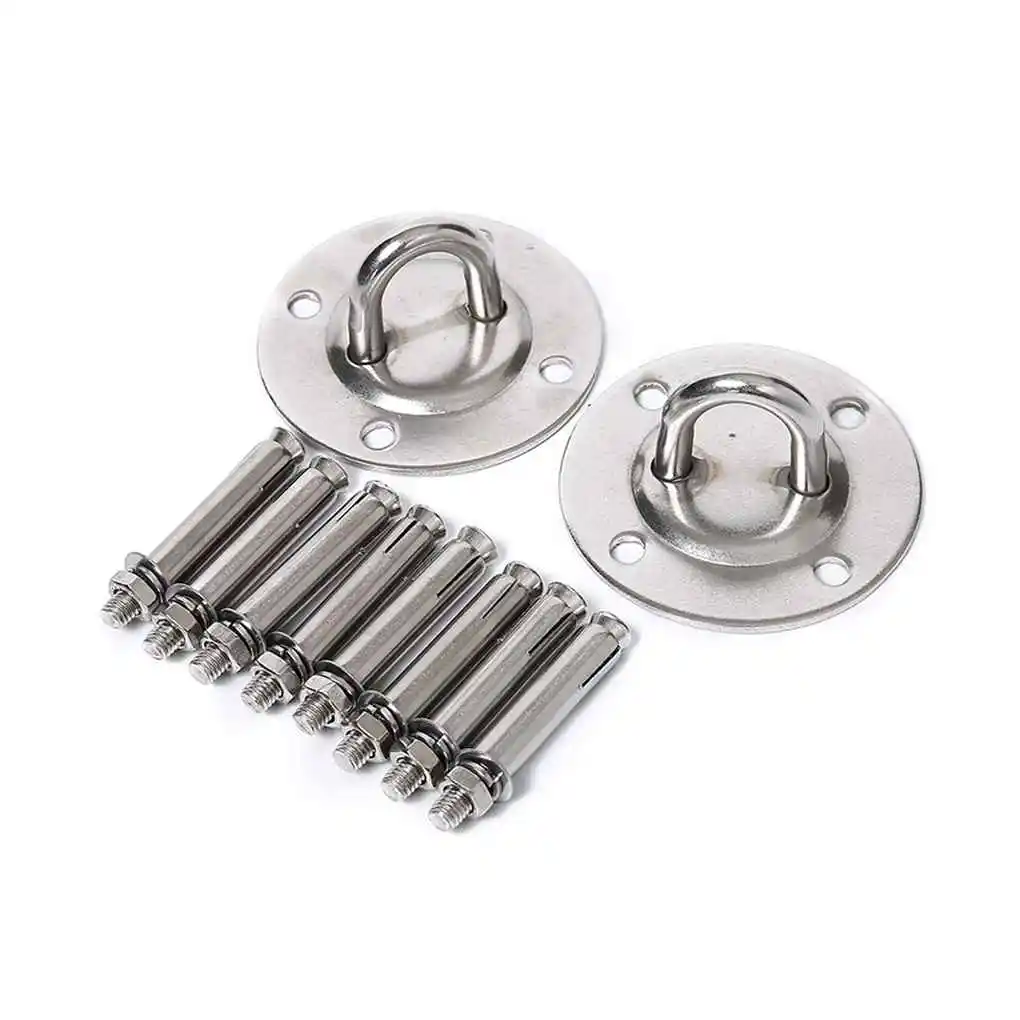 

Stainless Steel U Ceiling Anchor Yoga Hammock Wall Mount Anchor Hooks Aerial Ceiling Swing Hanging Kit