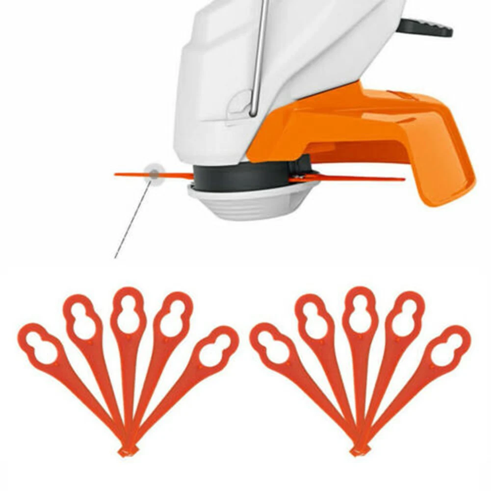 

100 Pcs Mower Blades For STIHL FSA45 Garden Lawn Trimmer Accessories Lawn Mower Trimmer Cutters Lawn Mowe Plastic Cutting Blade
