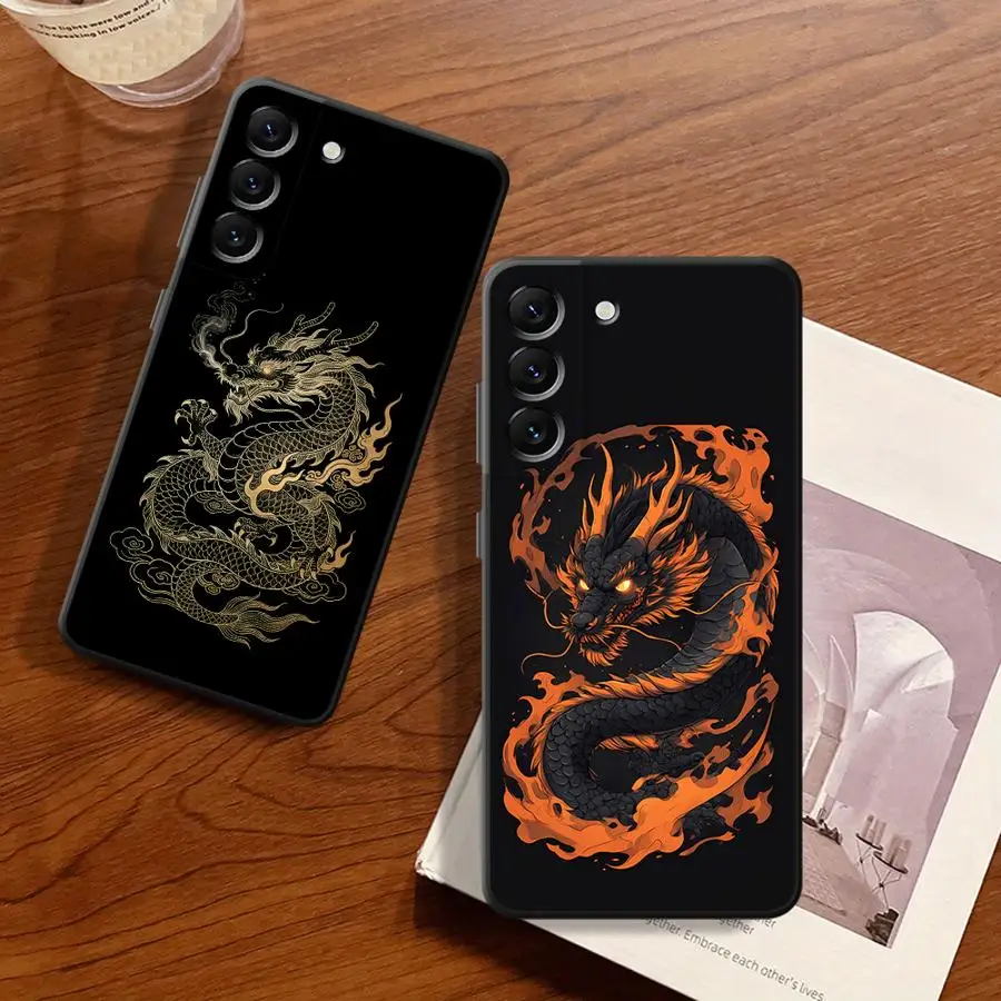 Фото Чехол Golden Fire Dragon для Samsung Galaxy A25 A16 A73 A51 A52 A36 A37 A23 A05 A53 A17 A57 A15 A55 A06 A12 A41 A13 №4