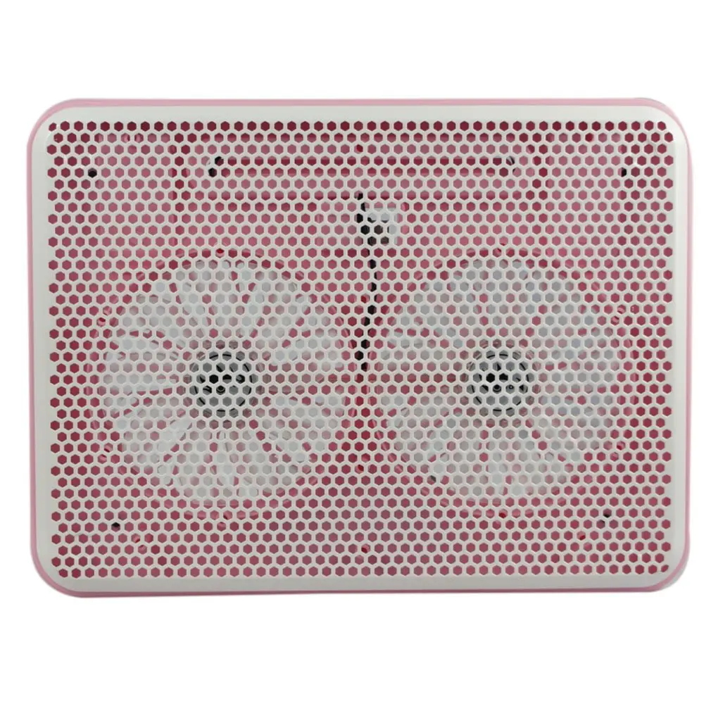 

Blue LED Dual Fans USB Port Cooling Stand Pad Cooler For Laptop Notebook
