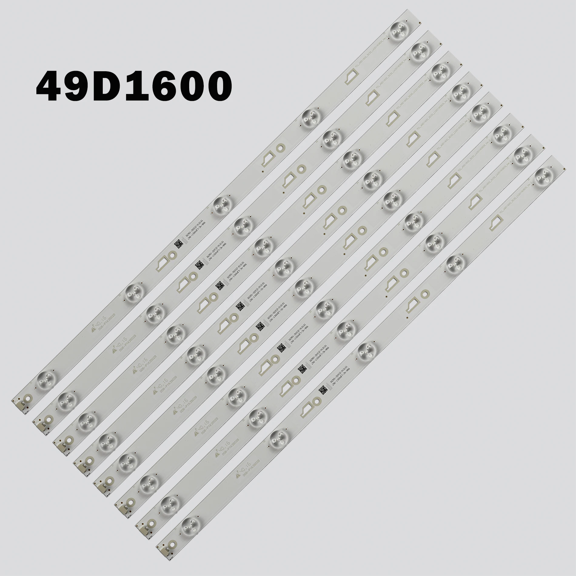

LED strip For TCL 49D1600 0DM ODM 49_D1600 8X5 LX20160826 CRH-AT493030080569QREV1.0 For Pioneer Ple-49s07fhd Ple-49s07 49FB3103