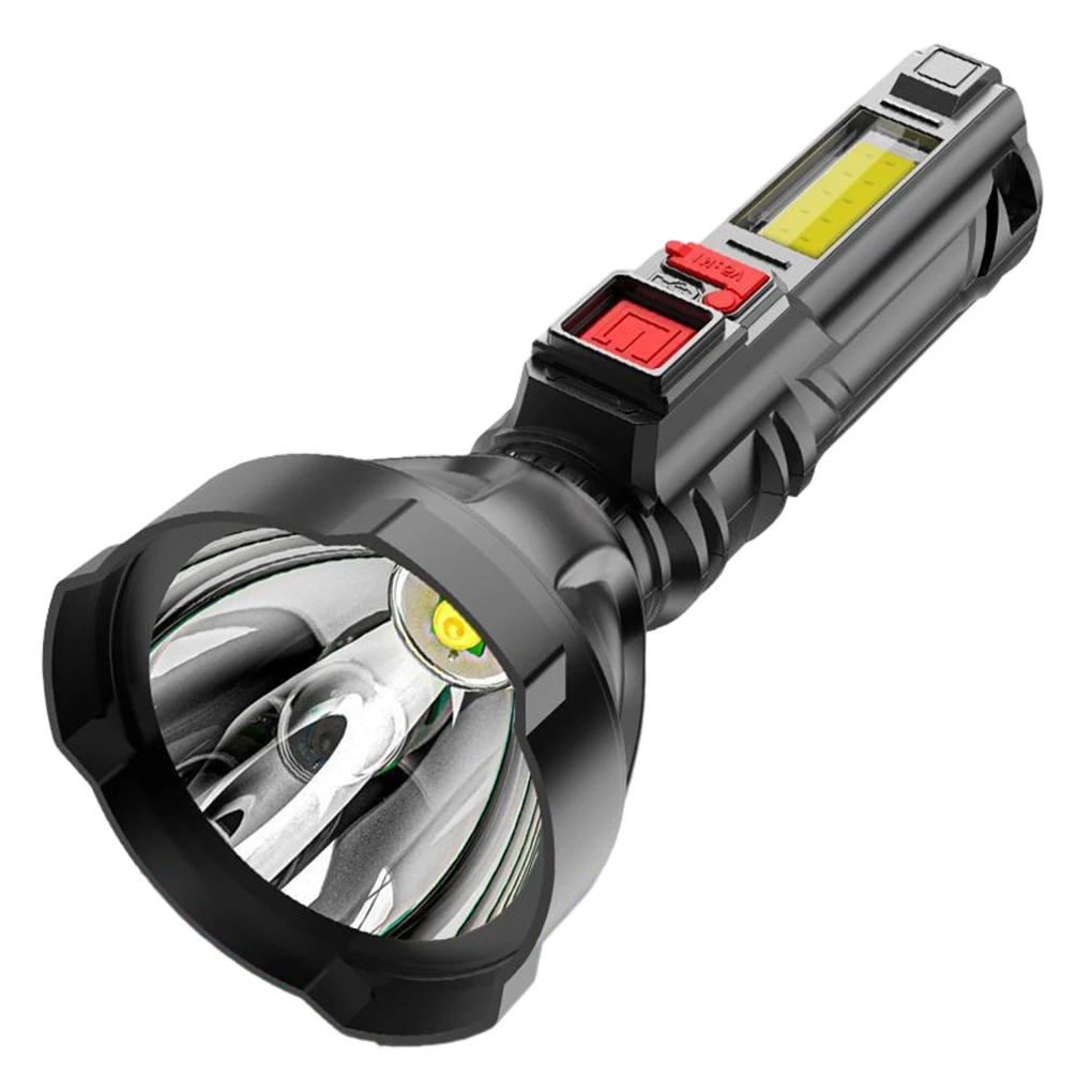 

Electric Torch Rechargeable Flashlight with Lanyard
