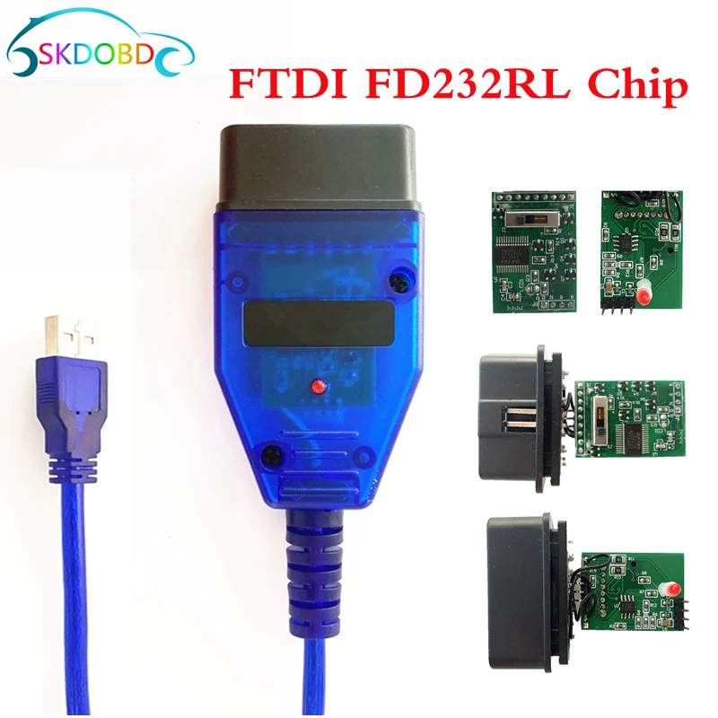 

For VAG KKL Scanner Tool VAG-KKL 409 with FTDI FT232RL and CH340 Chip for VAG-COM 409.1 OBD2 USB Interface Vag Diagnostic Cable