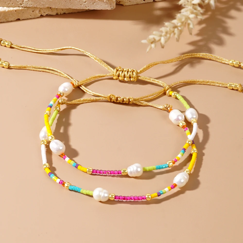 1/2/3/4/5 шт. женские разноцветные браслеты