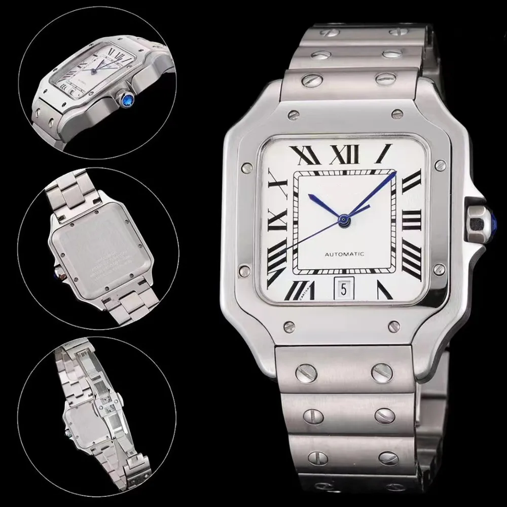 

2022 Men's new foreign trade watch ceramic ring mouth mechanical automatic chain watch stainless steel watch fashion luxury watc