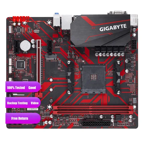 Материнская плата Gigabyte GA B450M GAMING B450 /2-DDR4 DIMM /M.2 /USB3.1 /Max-32G