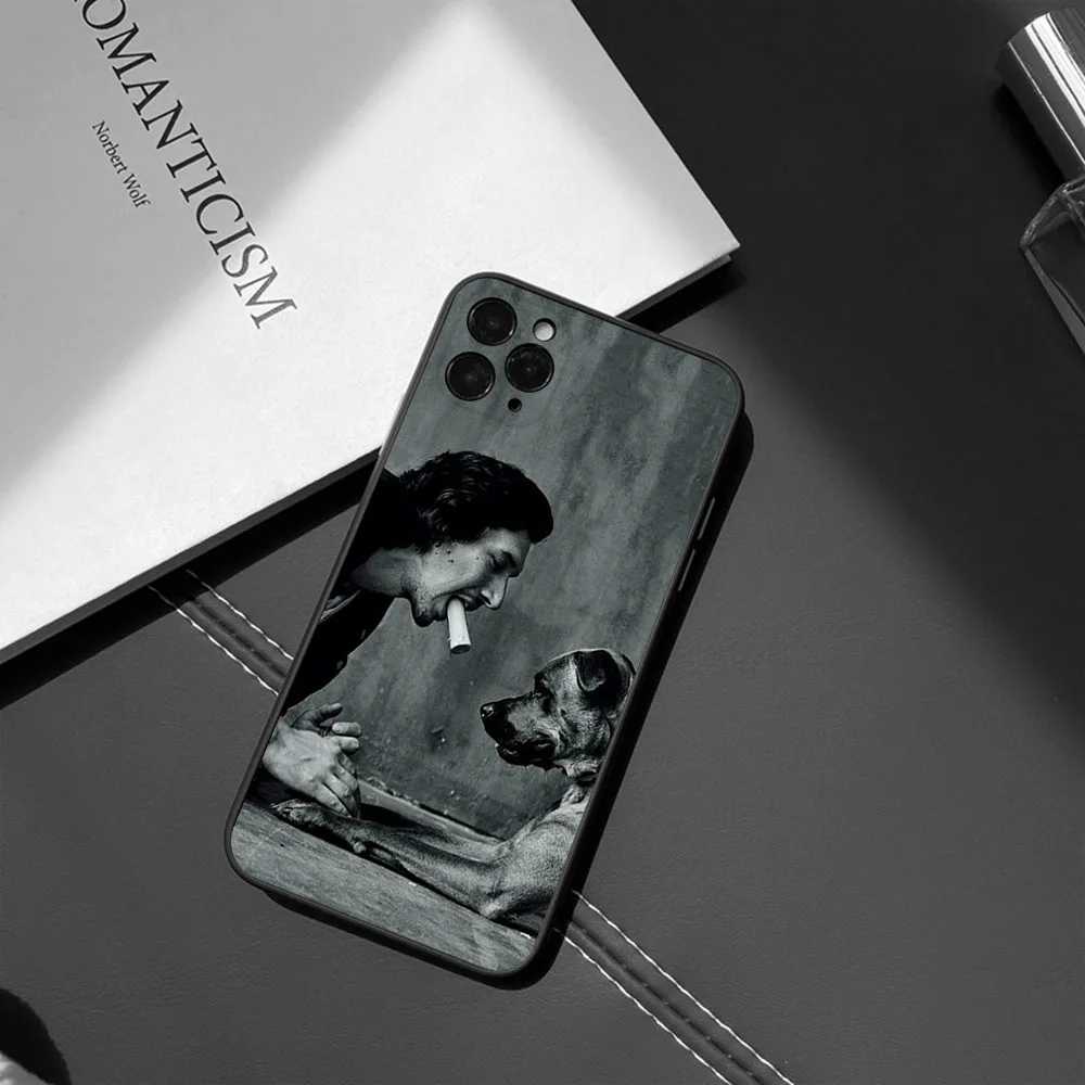 Phone Case For iPhone 16ProMax 15 14 7 8 16 Plus 13 12 Mini 11 XR X XS SE Adam Driver Translucent Matte Soft Back Cover