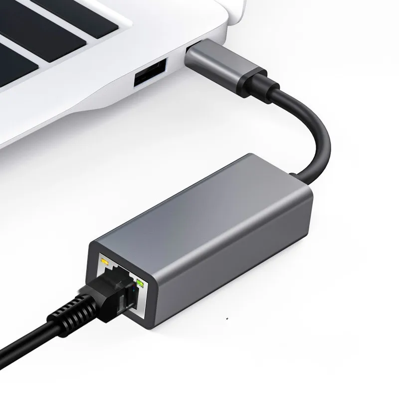 USB C к Ethernet-адаптеру Тип RJ45 Lan компьютерный разъем для MacBook Pro Samsung Galaxy S10/S9/Note 20