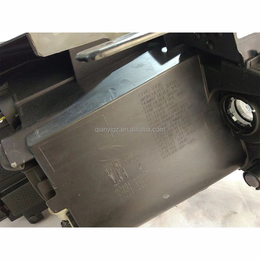 Для бывших в употреблении компонентов фар Kia carnival Галогенные фары 2015.