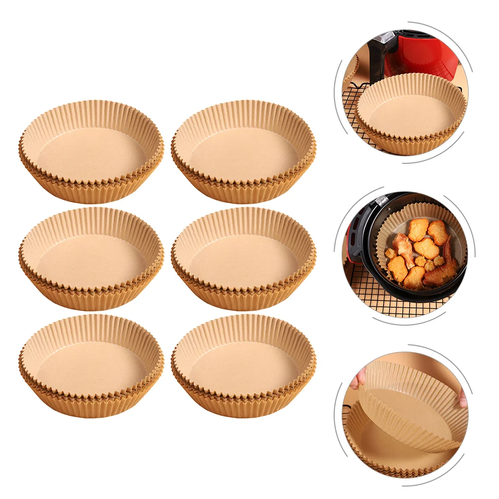 

Paper Liner Air Fryer Parchment Baking Disposable Round Linersairfryer Accessories Absorbing Oil Heat Resistance Basket Bakeware